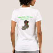 Texas Lyme Disease Awareness Cowboy Boots Shirt (Achterkant)