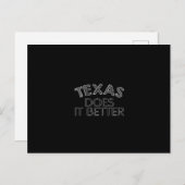 Texas maakt het beter briefkaart (Voorkant / Achterkant)