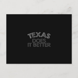 Texas maakt het beter briefkaart