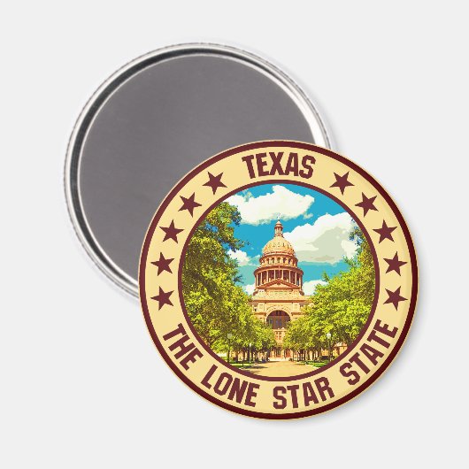 Texas Magneet (Voorkant / Achterkant)
