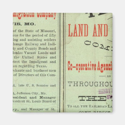 Texas Magneet (Voorkant)