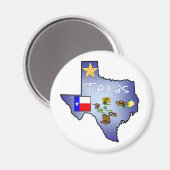 Texas Magnet (Voorkant / Achterkant)