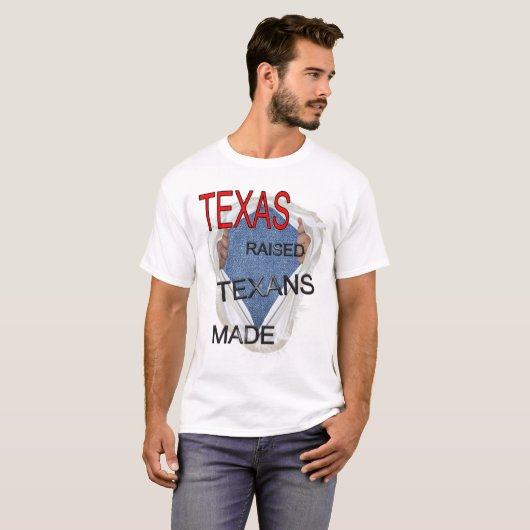 Texas man t-shirt (Voorkant volledig)