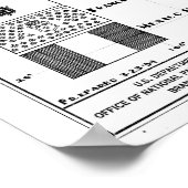 Texas Map, 1933 Poster (Hoek)