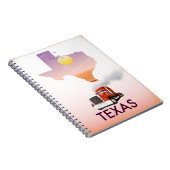 Texas Map Big Rig Notitieboek (Rechterzijde)