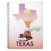 Texas Map Big Rig Notitieboek (Voorkant)
