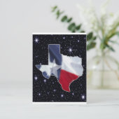 Texas Map Briefkaart (Staand voorkant)