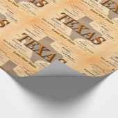 Texas  Map Cadeaupapier (Hoek)