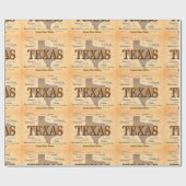 Texas  Map Cadeaupapier (Vlak)