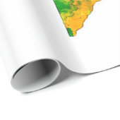 Texas Map Cadeaupapier (Rol Hoek)