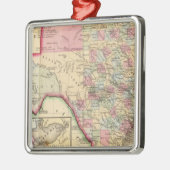 Texas Map door Mitchell Metalen Ornament (Links)