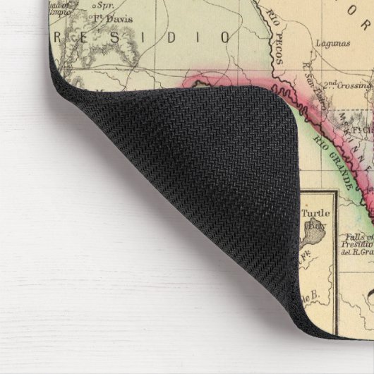 Texas Map door Mitchell Muismat (Hoek)