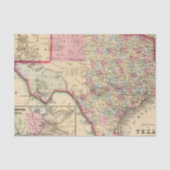 Texas Map door Mitchell Tissuepapier (Voorkant)