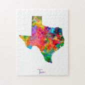 Texas Map Legpuzzel (Verticaal)