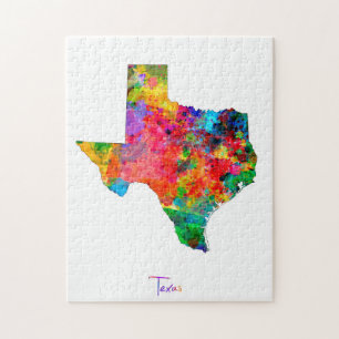 Texas Map Legpuzzel
