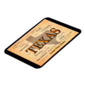 Texas  Map Magneet (Linkerzijde)