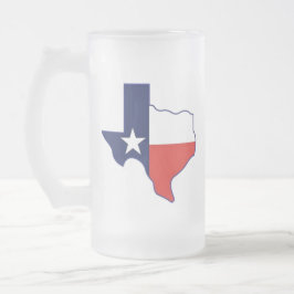 TEXAS MAP MATGLAS BIERPUL