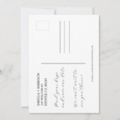 Texas Map Save the Date Template (Achterkant)