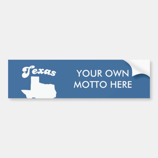 Texas - Meer vee dan democraten T-shirt Bumpersticker (Voorkant)