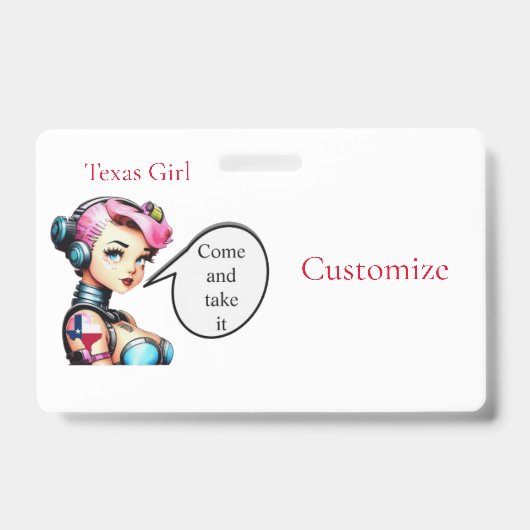 Texas Meisje Thunder_Cove Badge (Voorzijde)