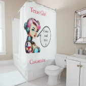 Texas Meisje Thunder_Cove Douchegordijn (In situ)