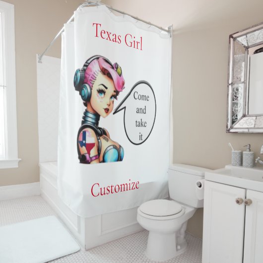 Texas Meisje Thunder_Cove Douchegordijn (In situ)