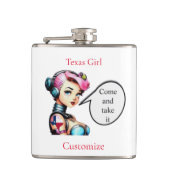 Texas Meisje Thunder_Cove Heupfles (Voorkant)