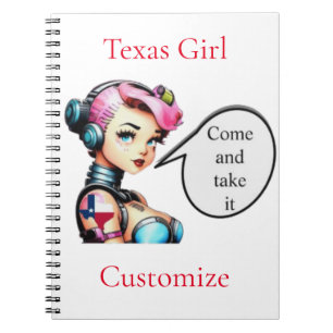 Texas Meisje Thunder_Cove Notitieboek