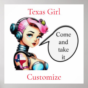 Texas Meisje Thunder_Cove Poster