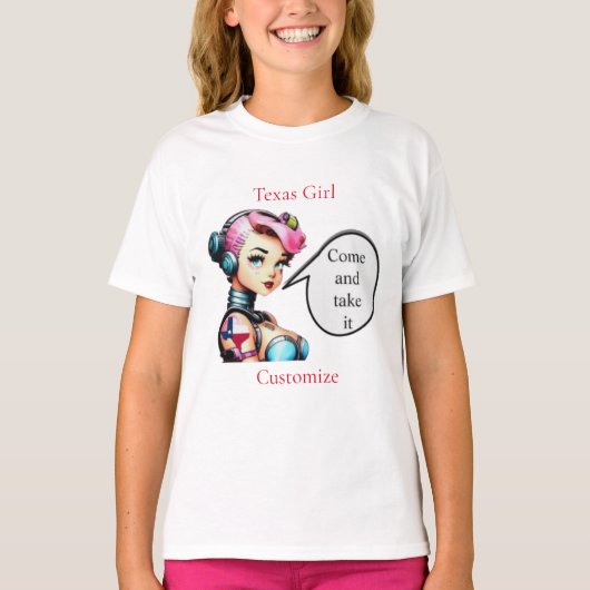 Texas Meisje Thunder_Cove T-shirt (Voorkant)