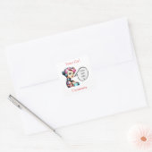 Texas Meisje Thunder_Cove Vierkante Sticker (Envelop)