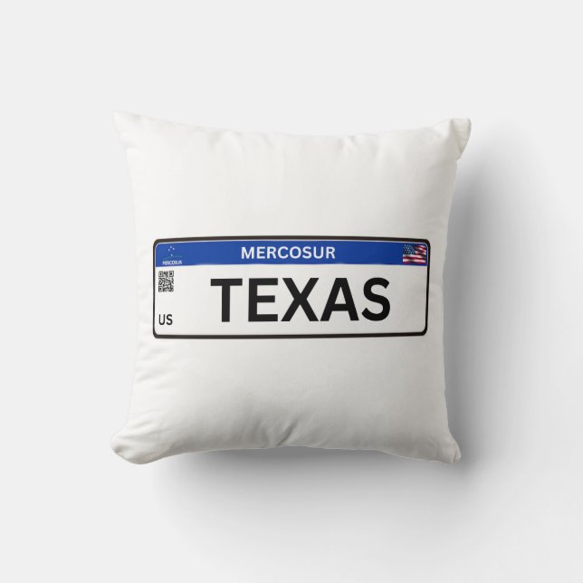 Texas Mercosur Kussen (Voorkant)