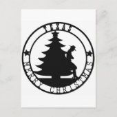 Texas Merry kerst Feestdagenkaart (Voorkant)