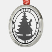 Texas Merry kerst Metalen Ornament (Links)