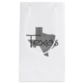 Texas met achtergrondcadeautas van Chalkboard Klein Cadeauzakje (Voorkant)