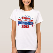 Texas met Romney 2012 T-shirt (Voorkant)