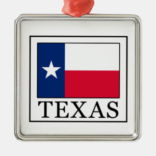 Texas Metalen Ornament