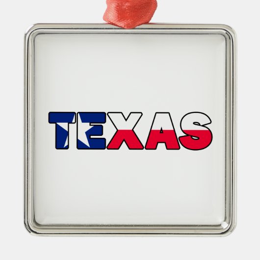 Texas Metalen Ornament (Voorkant)