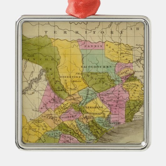 Texas Metalen Ornament (Voorkant)