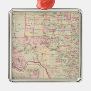 Texas Metalen Ornament