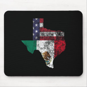 Texas Mexico Amerikaanse Vlag Cinco de Mayo Mexica Muismat