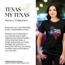 Texas Mijn Texas Dames Tri-Blend T-shirt