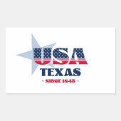 Texas Mijn thuisstaat Sticker (Voorkant)