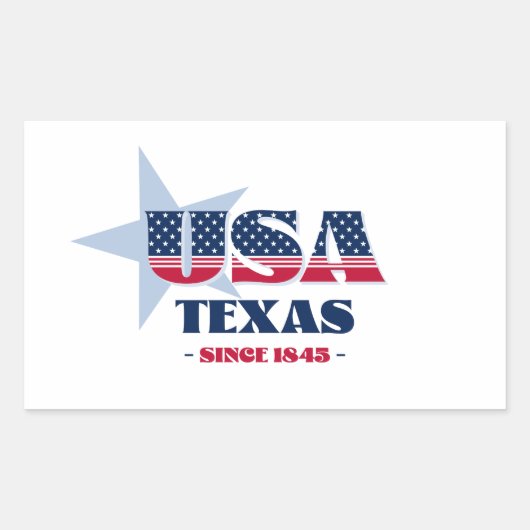 Texas Mijn thuisstaat Sticker (Voorkant)