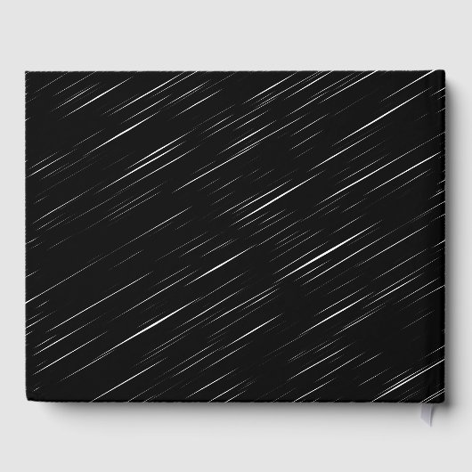 Texas Minimalist Texaanse kaart Bruiloft Welkom Gastenboek (Achterkant)