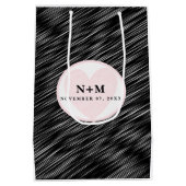 Texas Minimalist Texaanse kaart Bruiloft Welkom Medium Cadeauzakje (Achterkant)