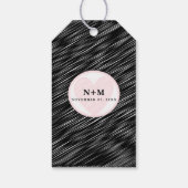 Texas minimalistische bruiloft welkom cadeaulabel (Achterkant)