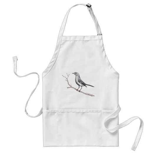 Texas Mockingbird Apron Standaard Schort (Voorkant)