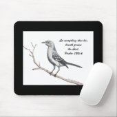 Texas Mockingbird Inspirerend Mousepad Muismat (Met muis)