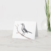 Texas Mockingbird Inspirerend Note Kaart (Voorkant)